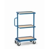 Stonage trolley 32901 - with shelves - 200 kg, platform size 600x400mm, with boards